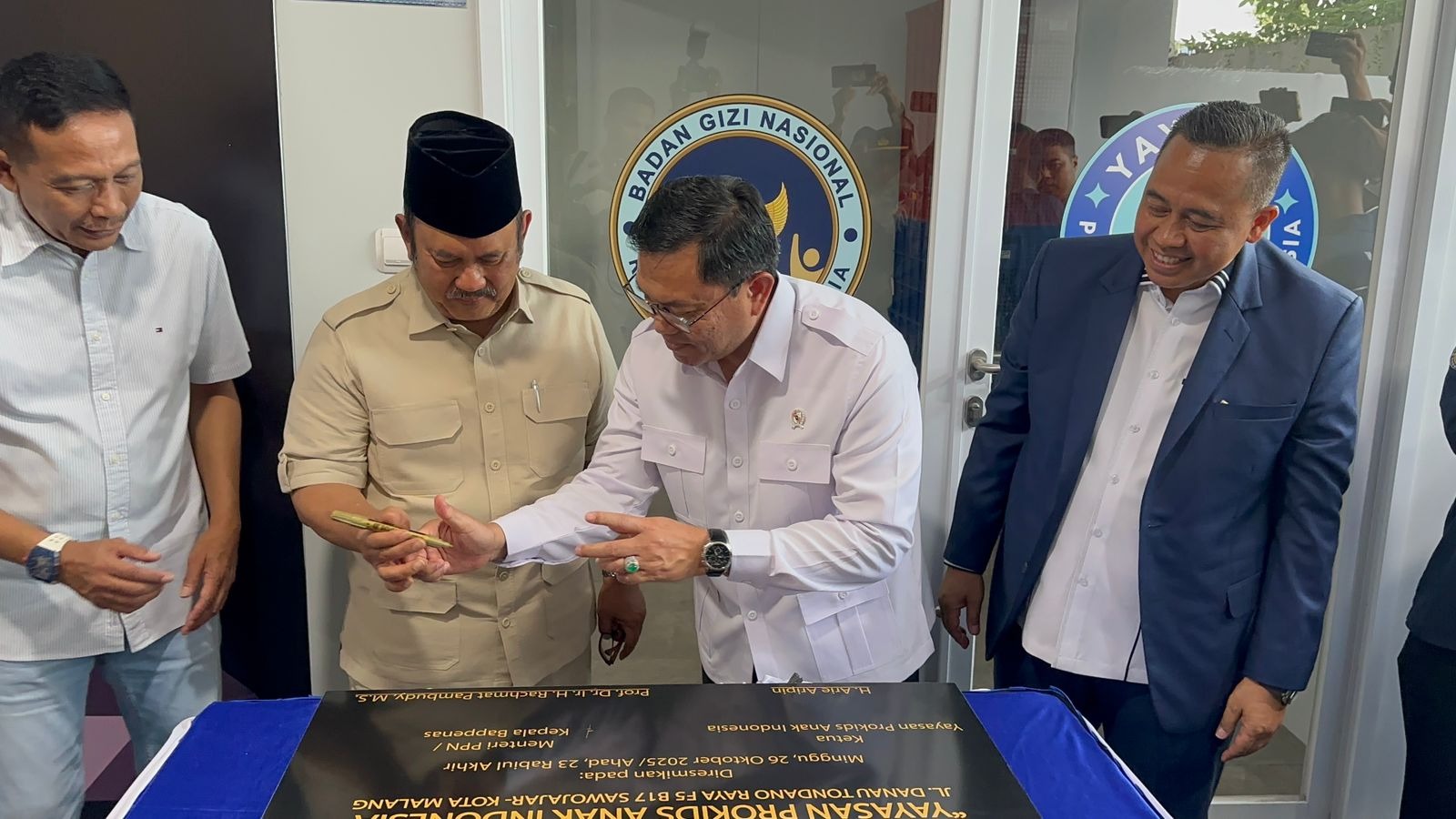 Wakil Kepala Badan Gizi Nasional Sarolangun (BGN Sarolangun) meninjau Satuan Pelayanan Pemenuhan Gizi (SPPG) Yayasan Prokids Anak Indonesia 